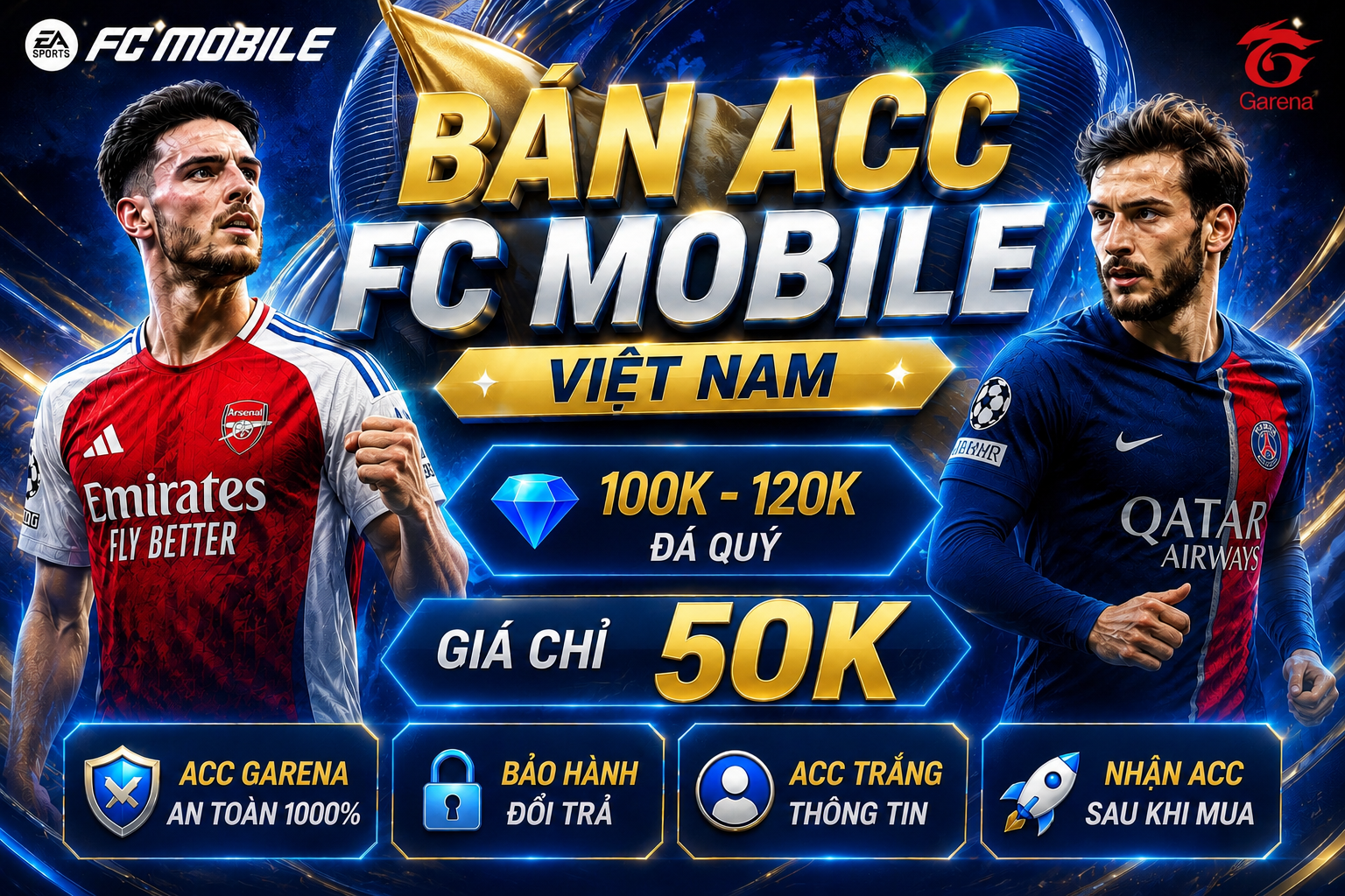 Acc 100k đá quý kẹp 8-15 vé