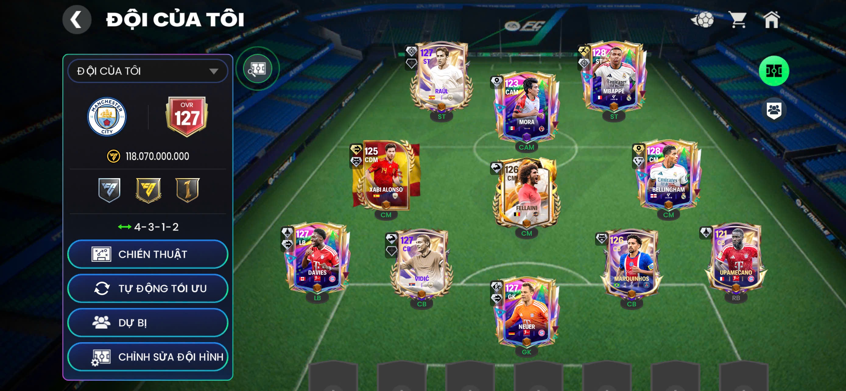Acc Grn ttt Ovr 127 M3p+Bellingham Khung đẹp